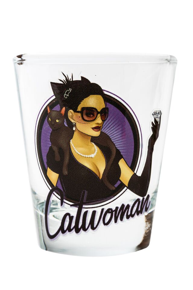 Bombshell Catwoman Shot Glass