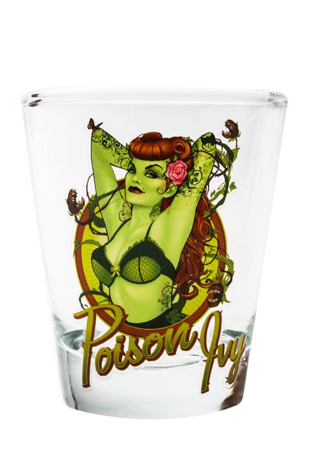 Bombshell Poison Ivy Shot Glass