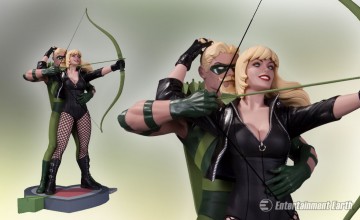 Green Arrow Black Canary Statue