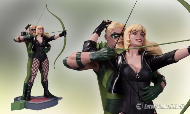 Green Arrow Black Canary Statue