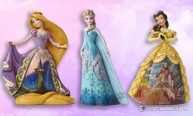 Disney Princess Castle Statues