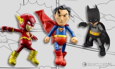 Tiny DC Hero Figures Are Metal, Stylized, and Ready for a Fight