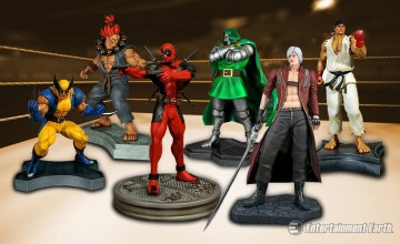 Marvel vs Capcom 3 Statues