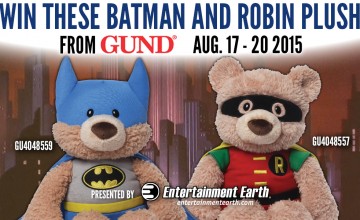 Batman and Robin Plush Giveaway