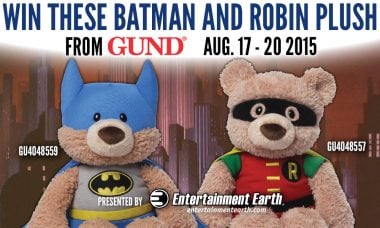 Entertainment Earth Giveaway: Batman and Robin Teddy Bear Plush