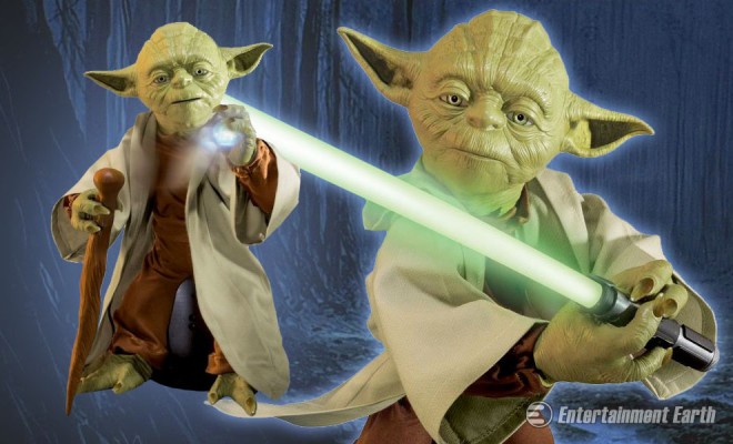 Speaks 115 Phrases Dynamic Movement STAR WARS Yoda Jedi Master Collectible 