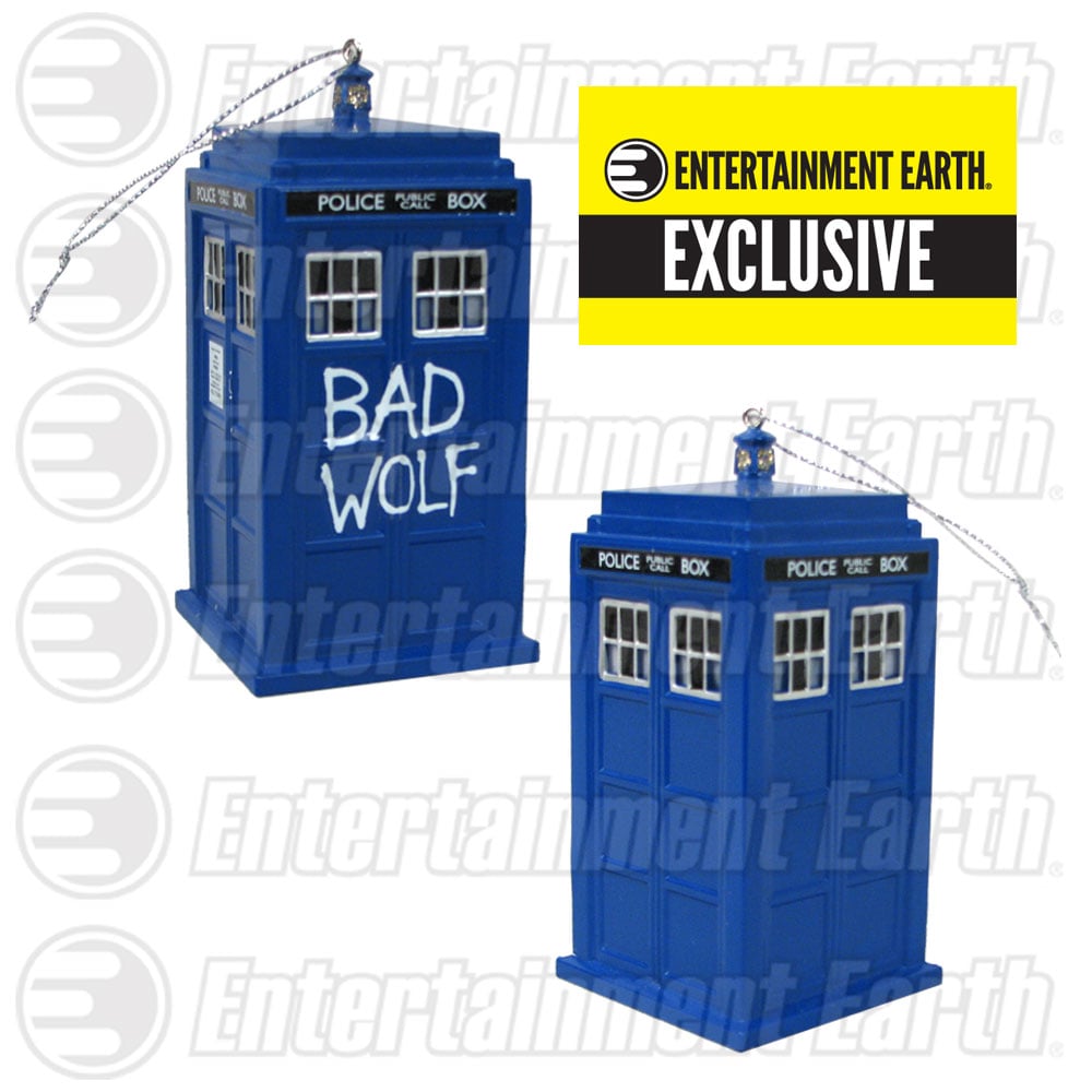 Doctor Who Bad Wolf TARDIS Exclusive Ornament