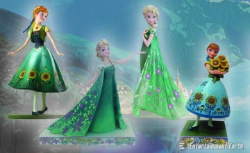 Frozen Fever Statues