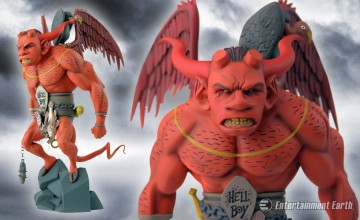First Hellboy Statue