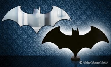 Light Up and Reflect Your Inner Hero with a Batman Logo Mirror and Light