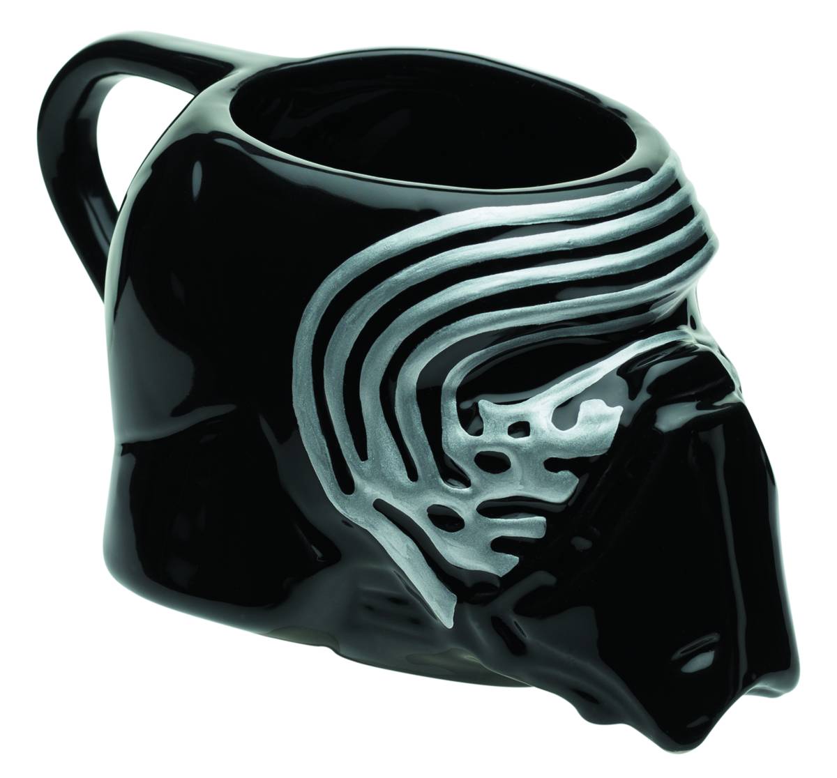 New Boxed Star Wars Kylo Ren Sculpted Black Glazed Ceramic Mug Cup & Bank Set 