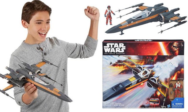 Star Wars: The Force Awakens Class III Deluxe Resistance X-Wing Fighter Vehicle