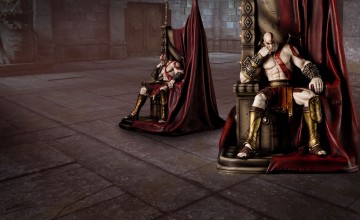 God of War Kratos Throne Statue