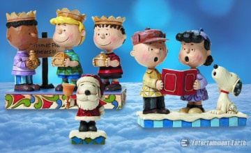 Peanuts Christmas Statues