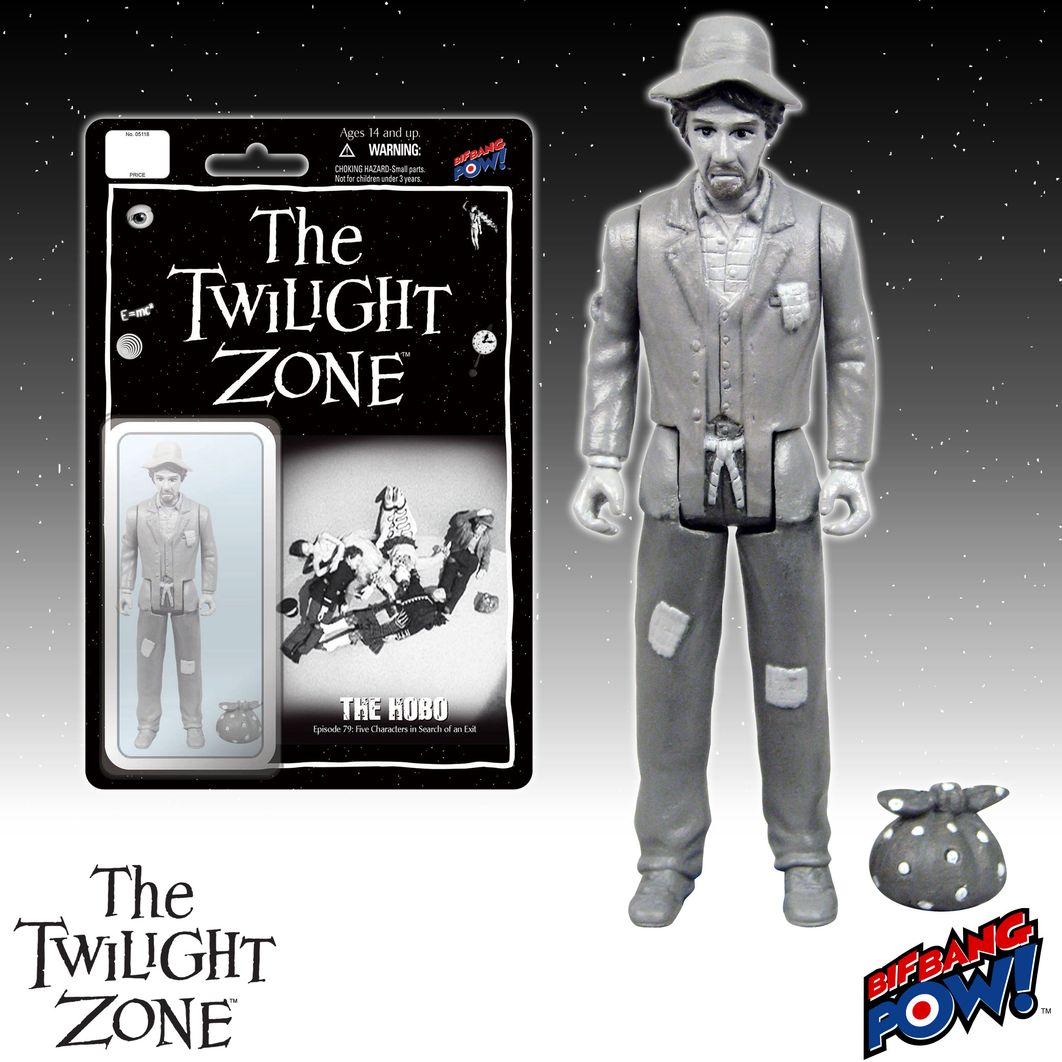 Twilight Zone Hobo Figure