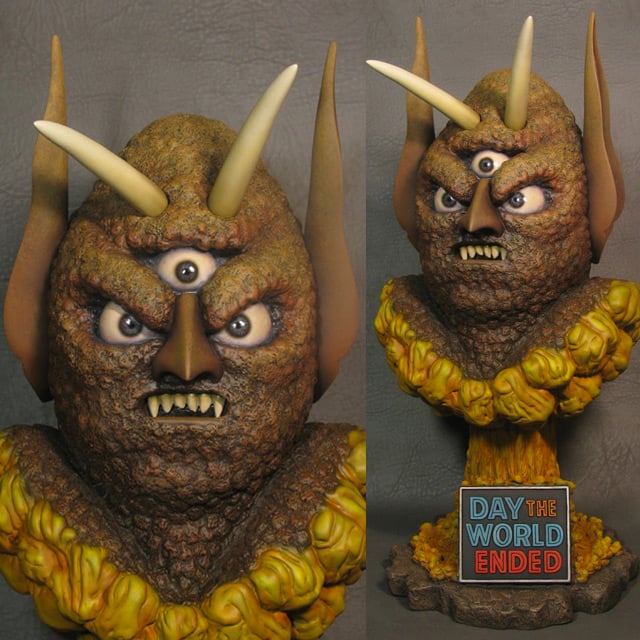 Day the World Ended Marty Three Eyed Mutant Bust
