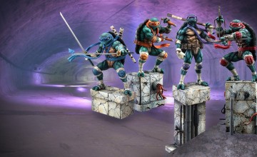 TMNT James Jean Statues