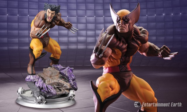 X-Men Wolverine Brown Costume Danger Room Sessions Fine Art Statue