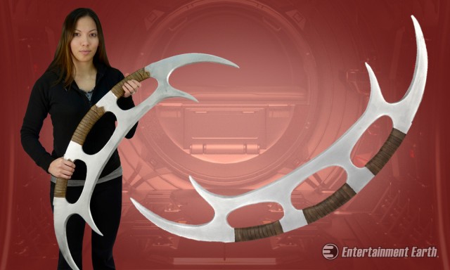 Star Trek: The Next Generation Klingon Bat'leth Weapon Foam Prop Replica