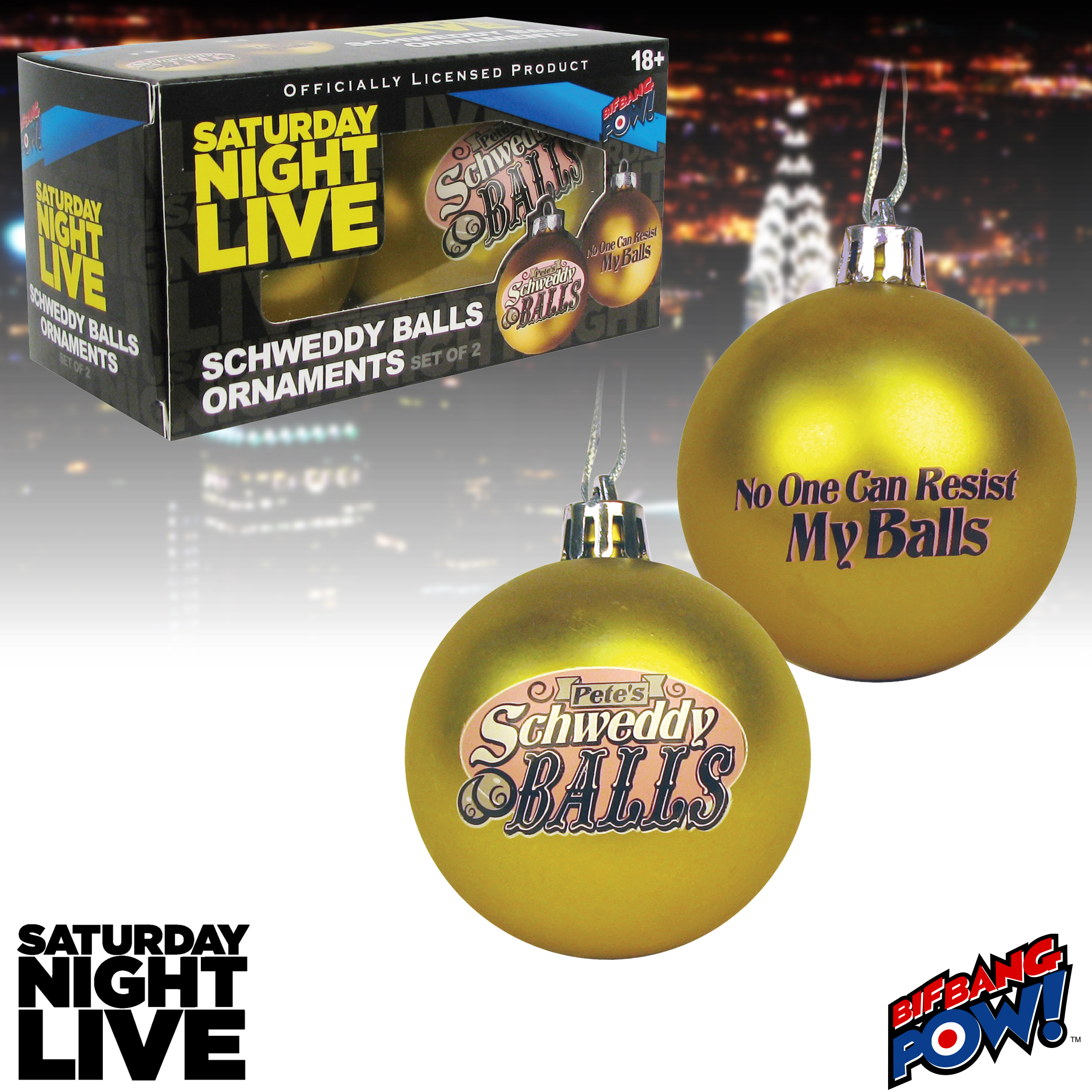 Schweddy Balls Ornaments
