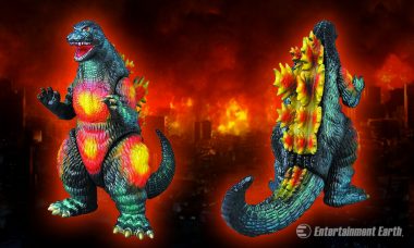 Godzilla Is on Fire in New Exclusive Roaring Version Sofubi Vinyl Figure