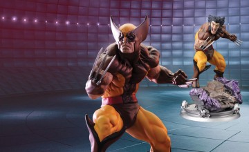 X-Men Wolverine Brown Costume Danger Room Sessions Fine Art Statue