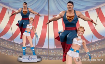 Power Girl and Superman DC Comics Bombshells Statue
