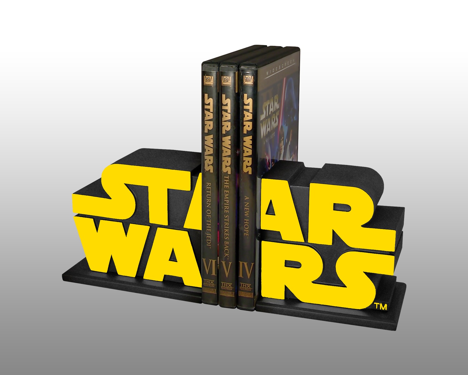 Star Wars Logo Bookends Statue