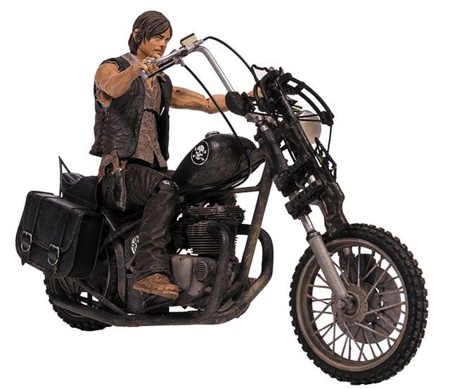 The Walking Dead Daryl Dixon Action Figure and Motorcycle Deluxe Box Set