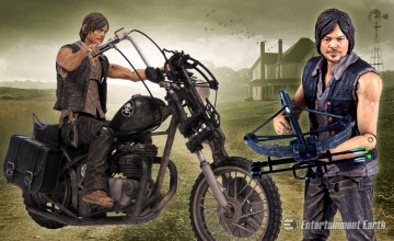 The Walking Dead Daryl Dixon Action Figure and Motorcycle Deluxe Box Set