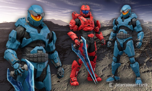 Halo Mjolnir Mark V and Mark VI Deluxe ArtFX+ Statue 2-Pack