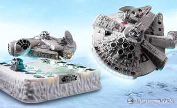 Floating Millennium Falcon Vehicle