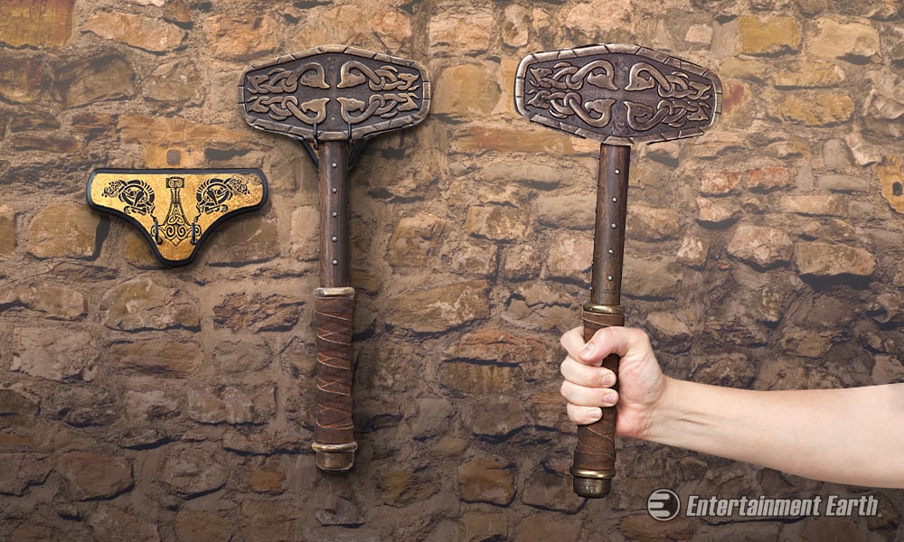 Review and photos of Mjolnir Thor's Hammer prop replica by Hasbro