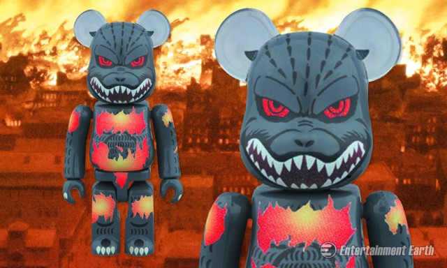 Godzilla Desgodzi Burning Version 100% Bearbrick Figure