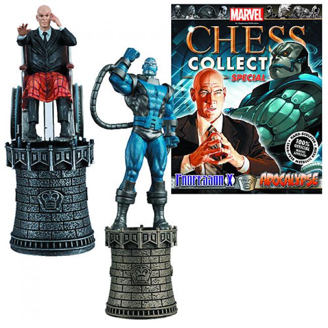 Professor X and Apocalypse Chess Pieces