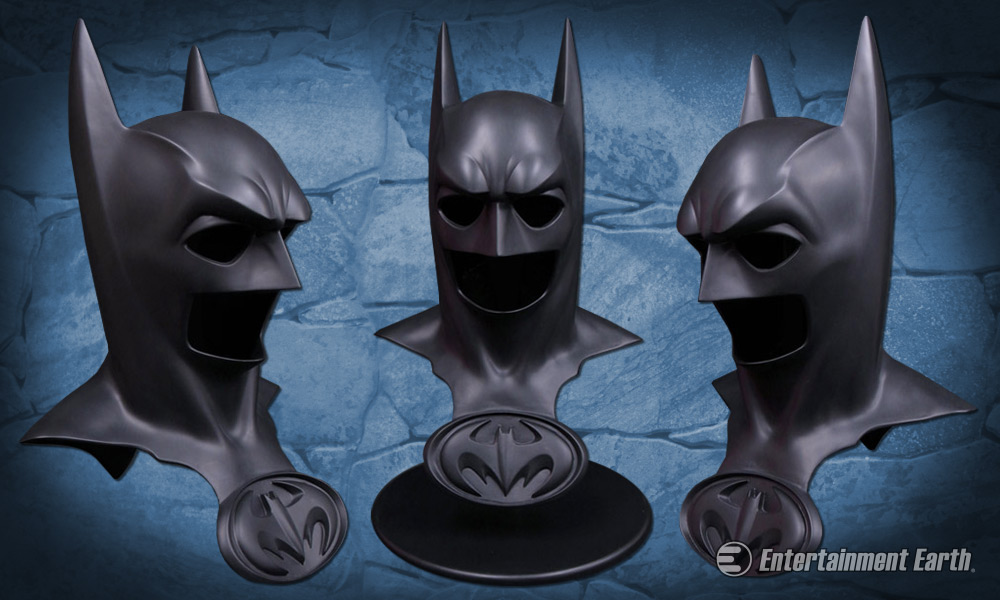 Channel George Clooney's Caped Crusader with Batman and Robin Cowl Replica