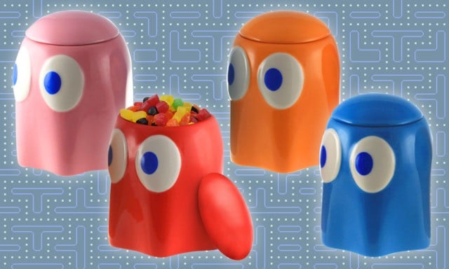 Pac-Man Ghosts Lidded Ceramic Container 4-Pack
