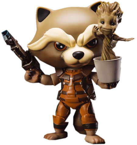 Rocket and Groot Egg Attack