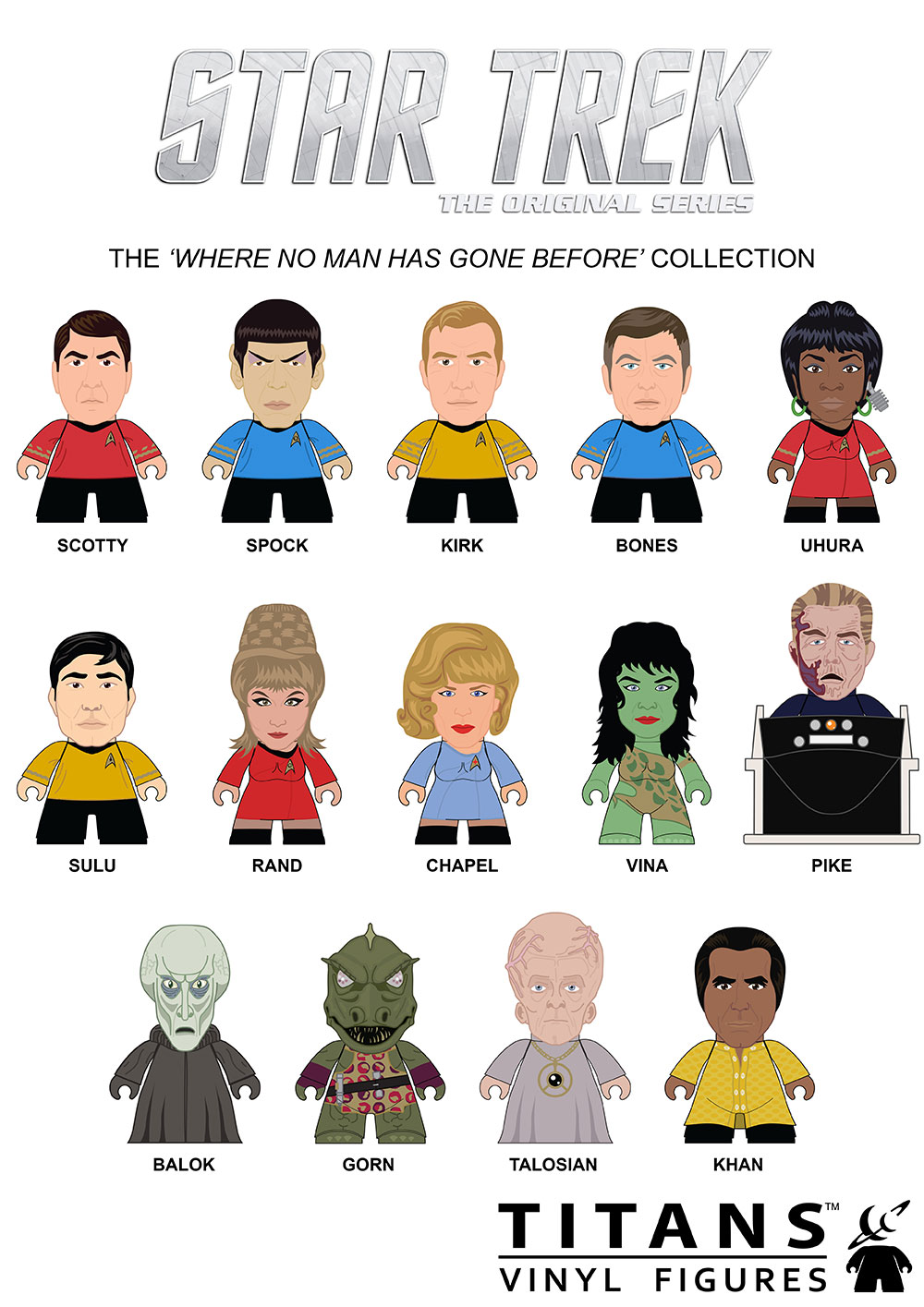 Titan Star Trek Figures