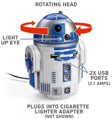 Star Wars R2-D2 Car Charger