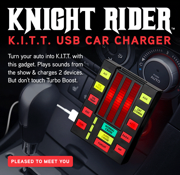 Think Geek Knight Rider Car Charger
