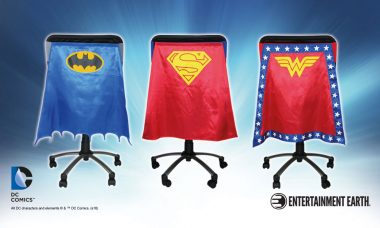SUPERMAN™, BATMAN™, and WONDER WOMAN™ Chair Capes to the Rescue