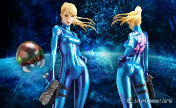 Metroid Samus Zero Suit Statue
