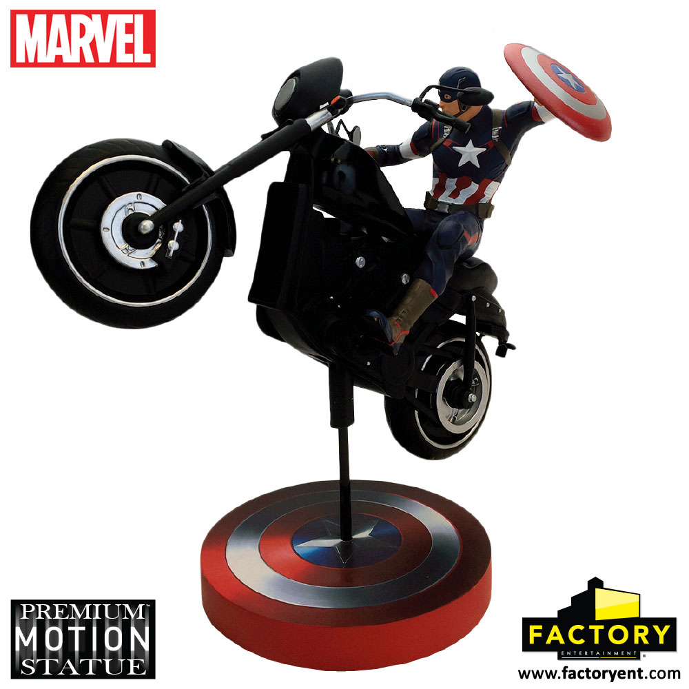 Captain America Motion Statue