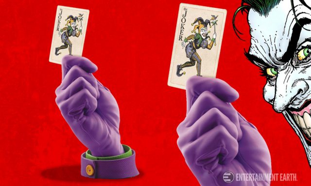 Batman Joker Calling Card Hand Statue