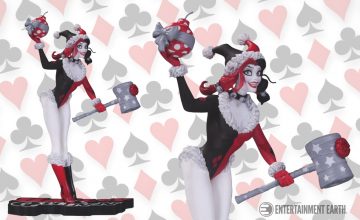 Harley Quinn Holiday Statue