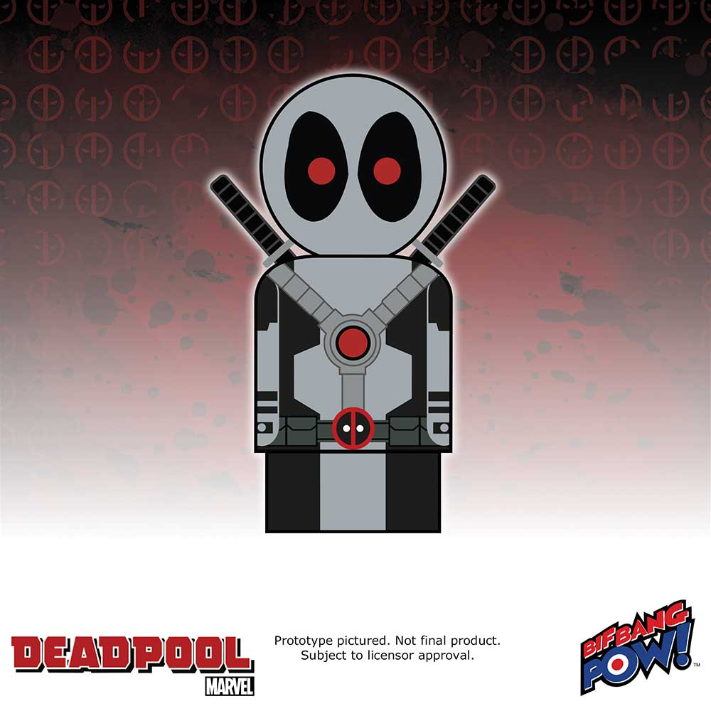 Marvel Deadpool X-Force Costume Pin Mate Wooden Figure