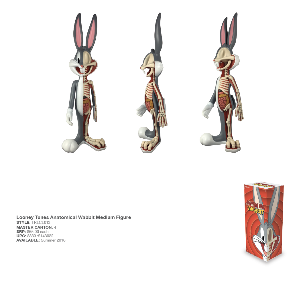 Bugs Bunny Anatomical Figure