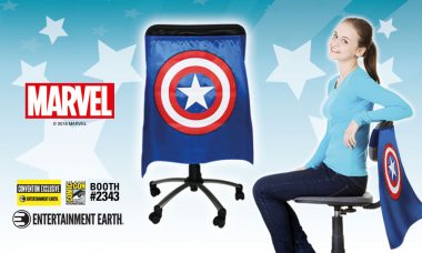 Convention Exclusive Reveal! Limited Edition Marvel Captain America Chair Cape