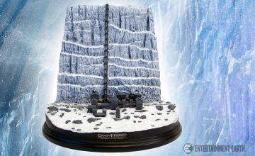 Game of Thrones Castle Black and the Wall Desktop Sculpture